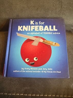 🔥5 FOR $25🔥 K is for KNIFEBALL Hard Cover Book